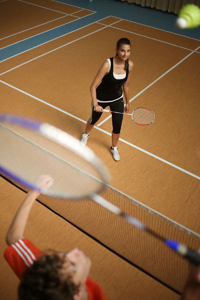 Badminton « First Service Tennispark Halle / Queis