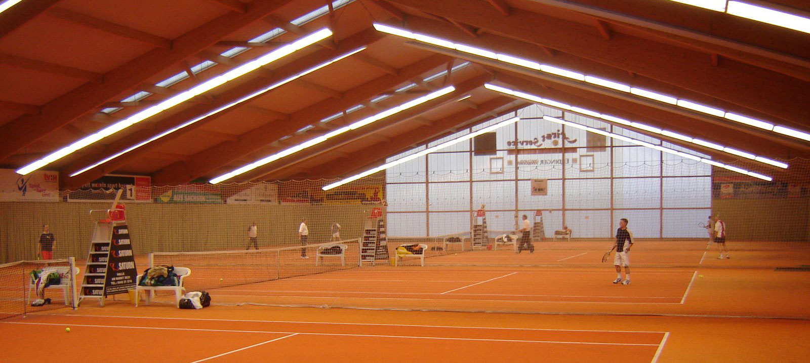 First Service Tennispark Halle / Queis